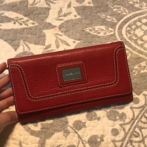 Red Michael Kors Bifold Wallet